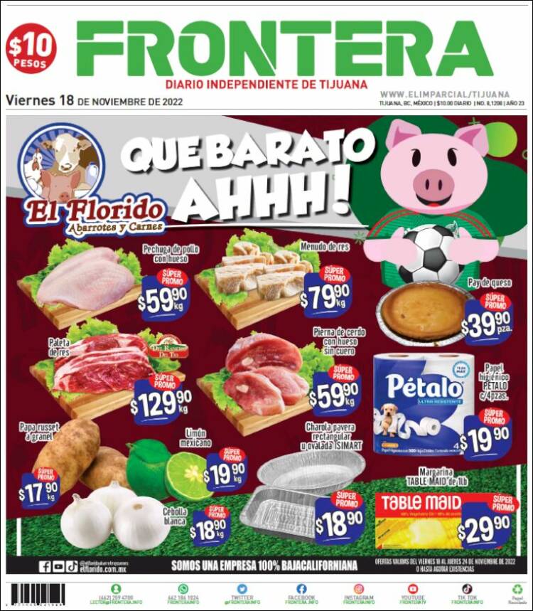 Portada de Frontera (México)