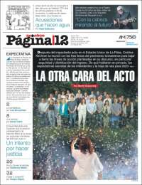 Portada de Página/12 (Argentina)