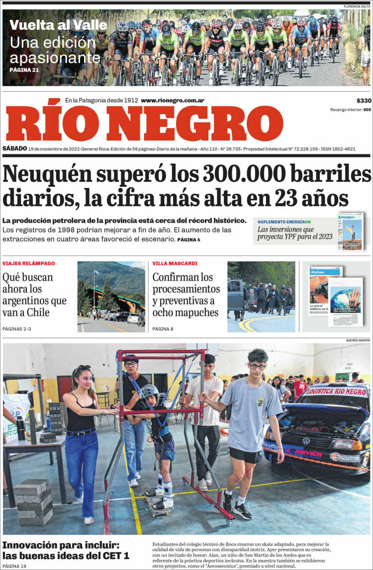 Portada de Rio Negro (Argentina)