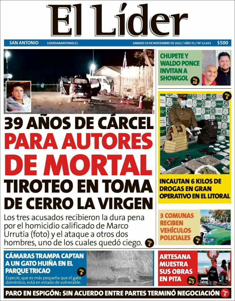 Portada de Lider de San Antonio (Chile)