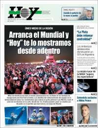 Portada de Diario Hoy (Argentina)