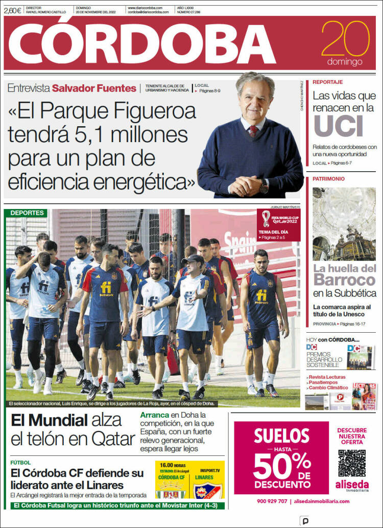 Portada de Diario de Córdoba (Spain)