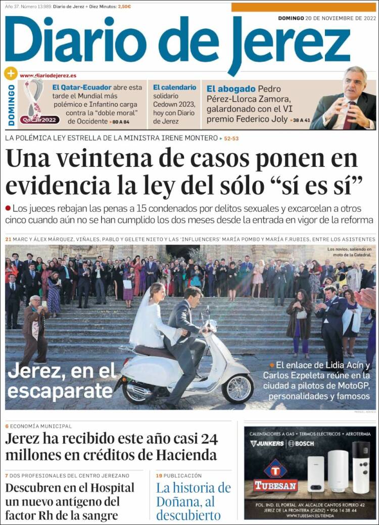 Portada de Diario de Jerez (Spain)