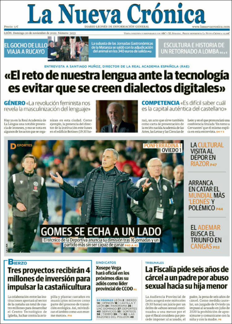 Portada de La Nueva Crónica (Spain)