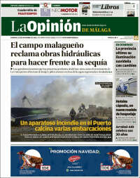 Portada de La Opinión de Málaga (Spain)