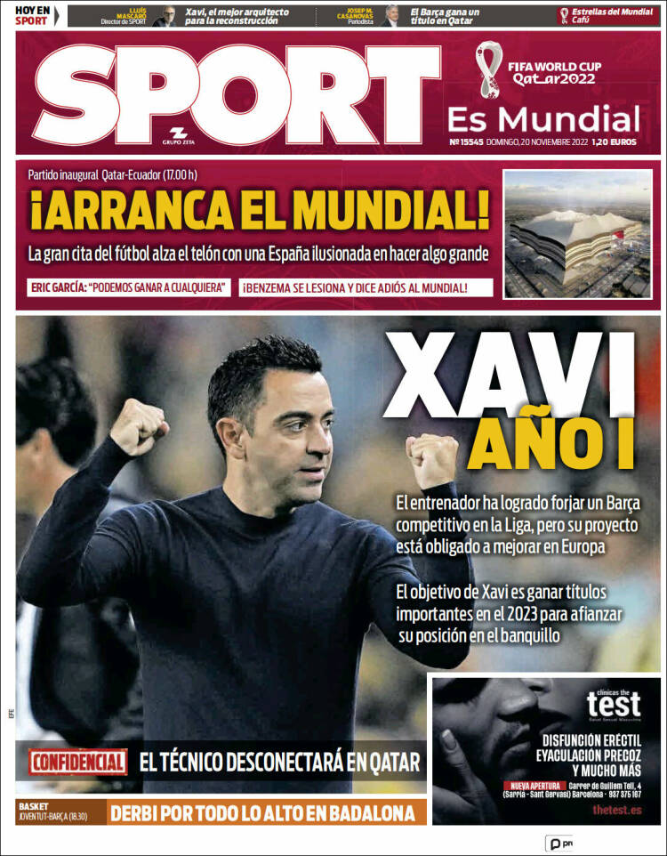 Portada de Sport (España)