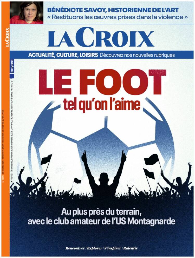 Portada de La Croix (Francia)