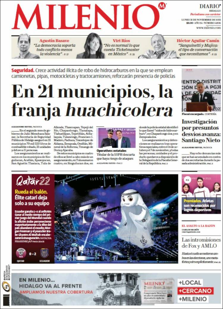 Portada de Milenio de Hidalgo (México)