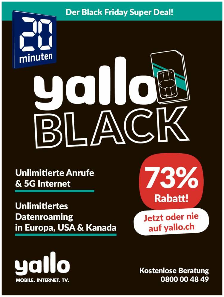 Portada de 20Minuten - Zürich (Suiza)