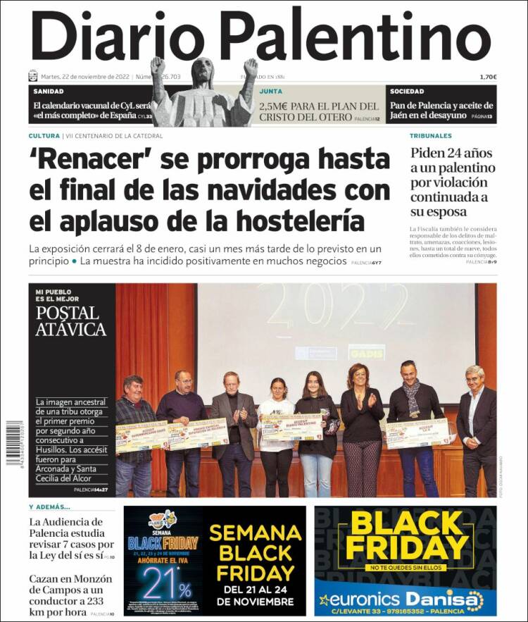 Portada de Diario Palentino (Spain)