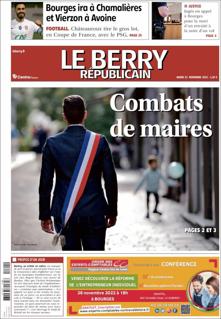 Portada de Berry Republicain (Francia)