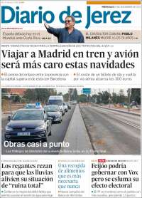 Portada de Diario de Jerez (España)