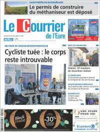 Portada de Le Courrier de l'Ouest (France)