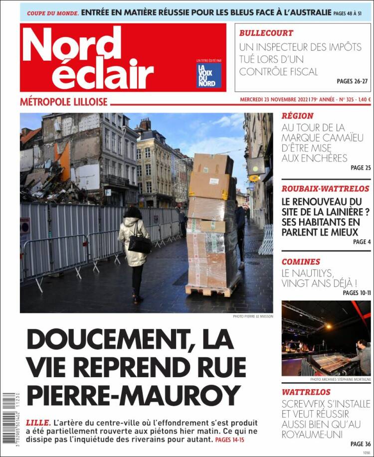 Portada de Nord Éclair (Francia)