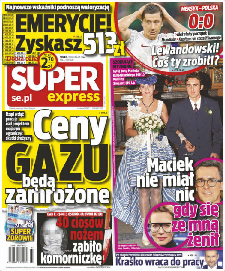 Portada de Super Express (Pologne)