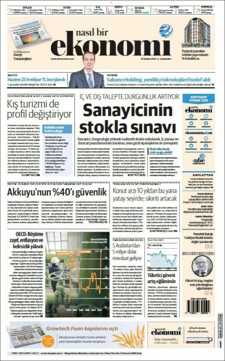 Portada de Dünya (Turqu&iacute;a)