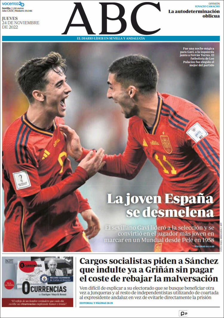 Portada de ABC - Sevilla (Espagne)