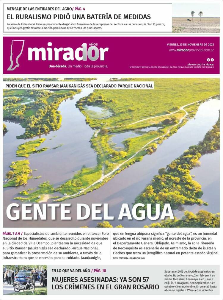 Portada de Mirador Provincial (Argentina)