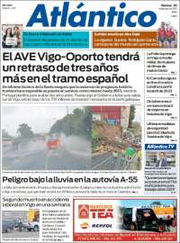 Portada de Atlántico Diario (España)