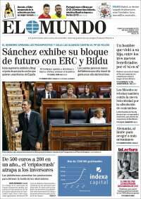 Portada de El Mundo (España)