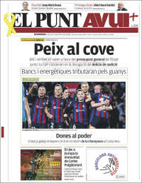 Portada de El Punt Avui (España)