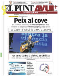 Portada de El Punt Avui - Girona (España)