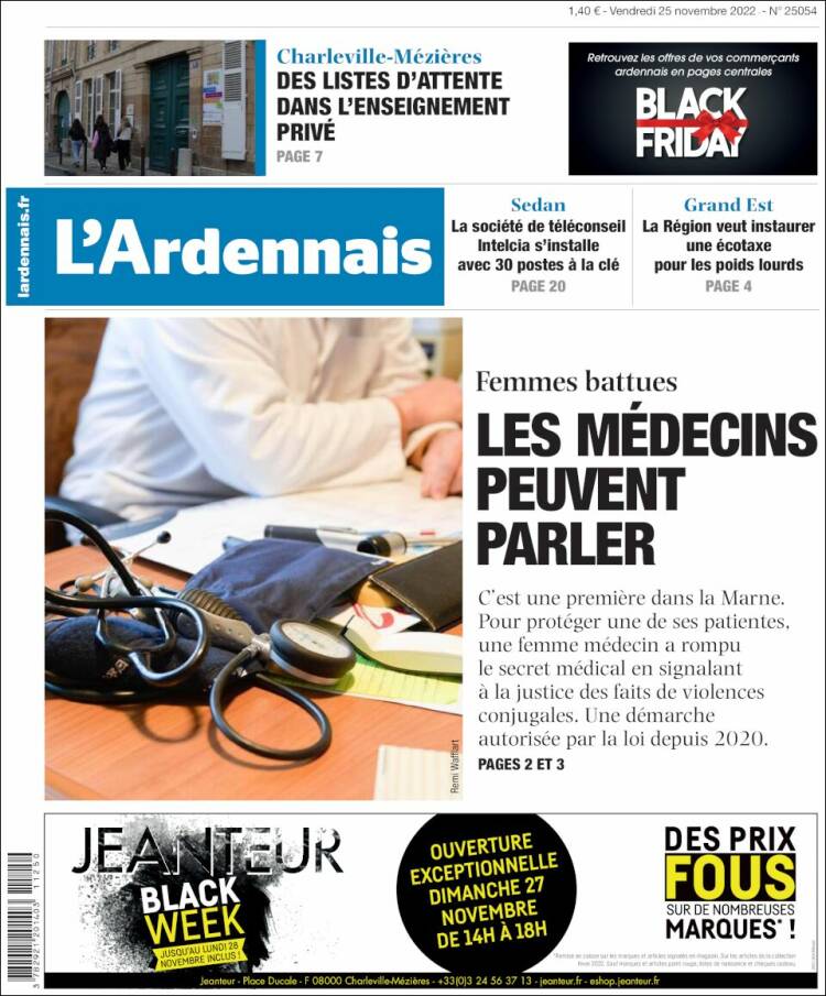 Portada de L'Ardenais (France)