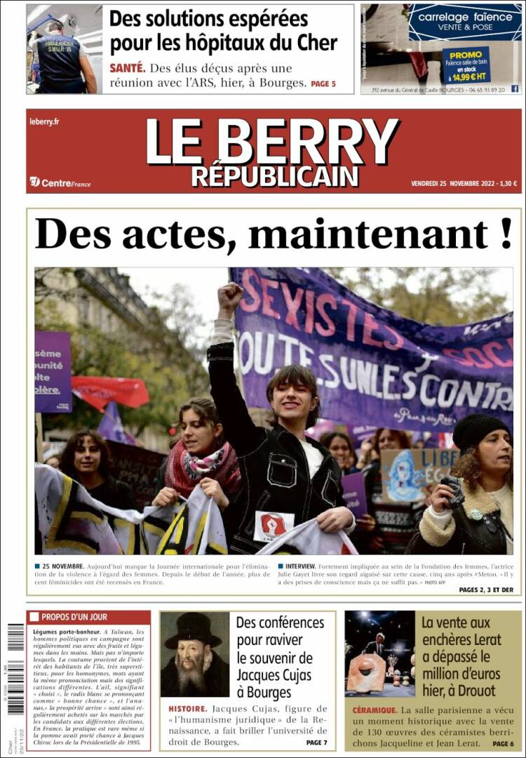 Portada de Berry Republicain (France)