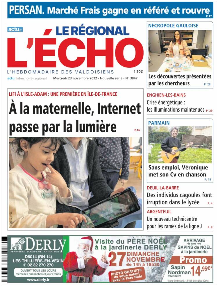 Portada de L'Echo de la Haute-Vienne (France)