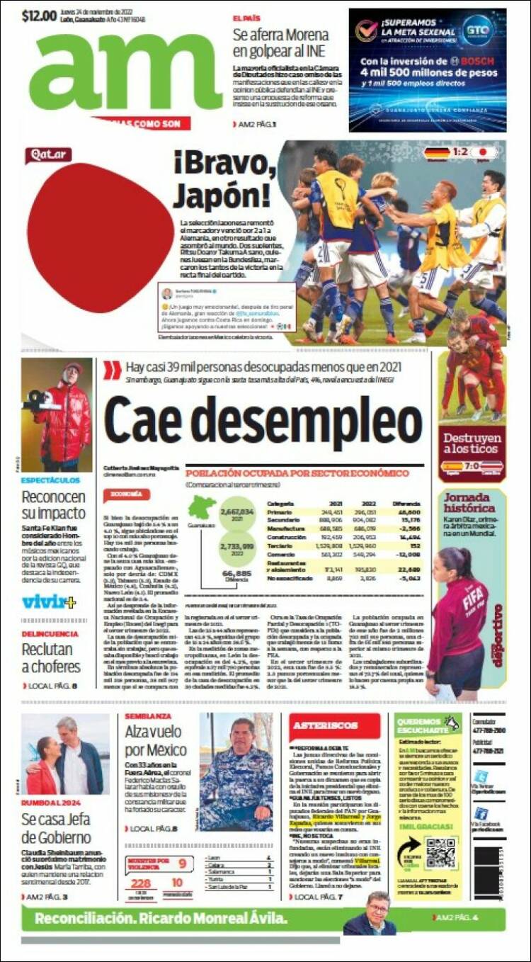 Portada de Al Día A.M. (M&eacute;xico)