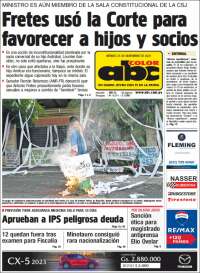 Portada de ABC Color (Paraguay)