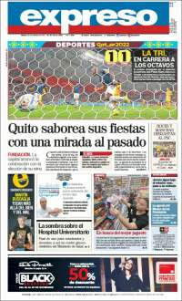 Portada de Expreso (Ecuador)