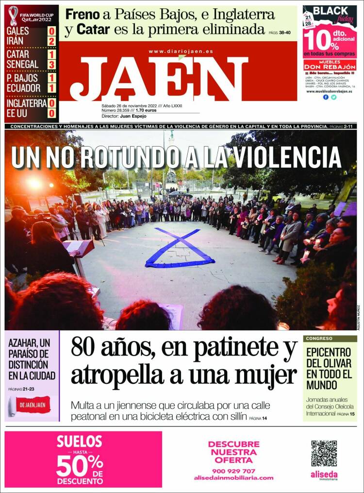 Portada de Diario Jaén (España)