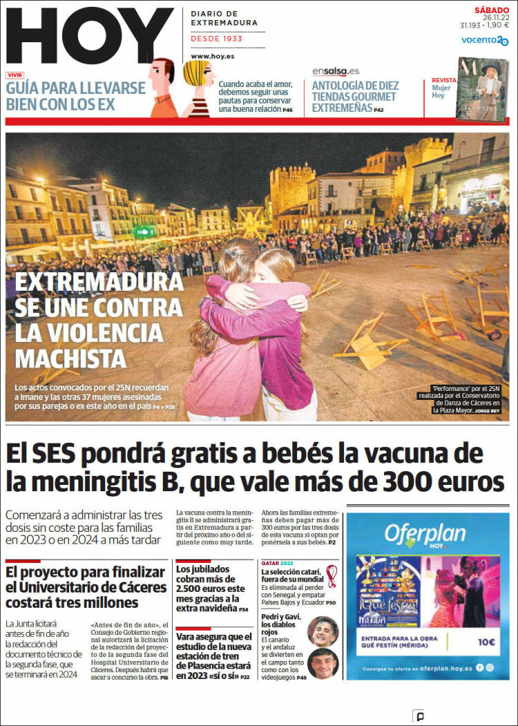 Portada de Hoy - Caceres (España)