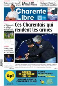 Portada de Charente Libre (Francia)