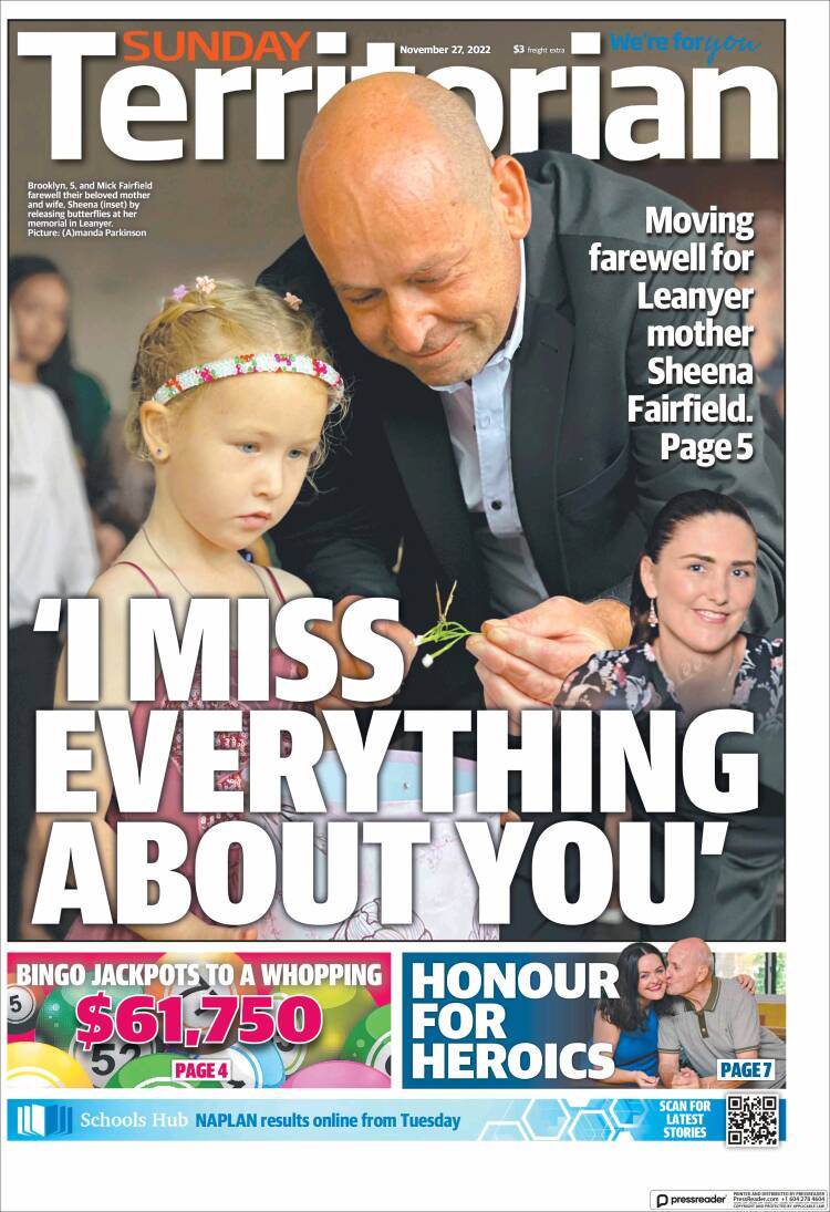 Portada de Northern Territory News (Australia)