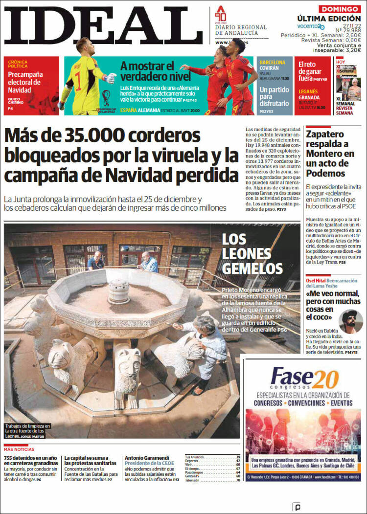 Portada de Ideal (España)