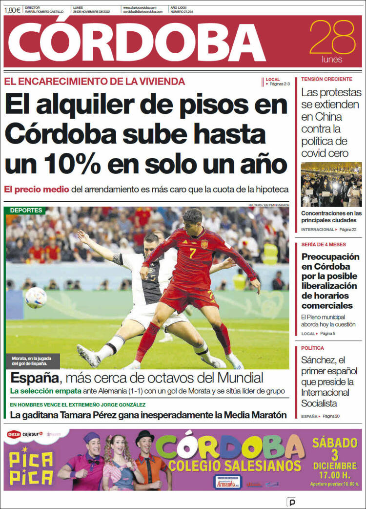 Portada de Diario de Córdoba (Espa&ntilde;a)
