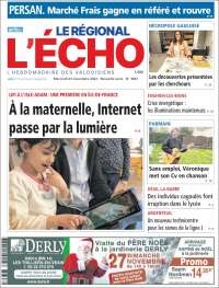 Portada de L'Echo de la Haute-Vienne (Francia)