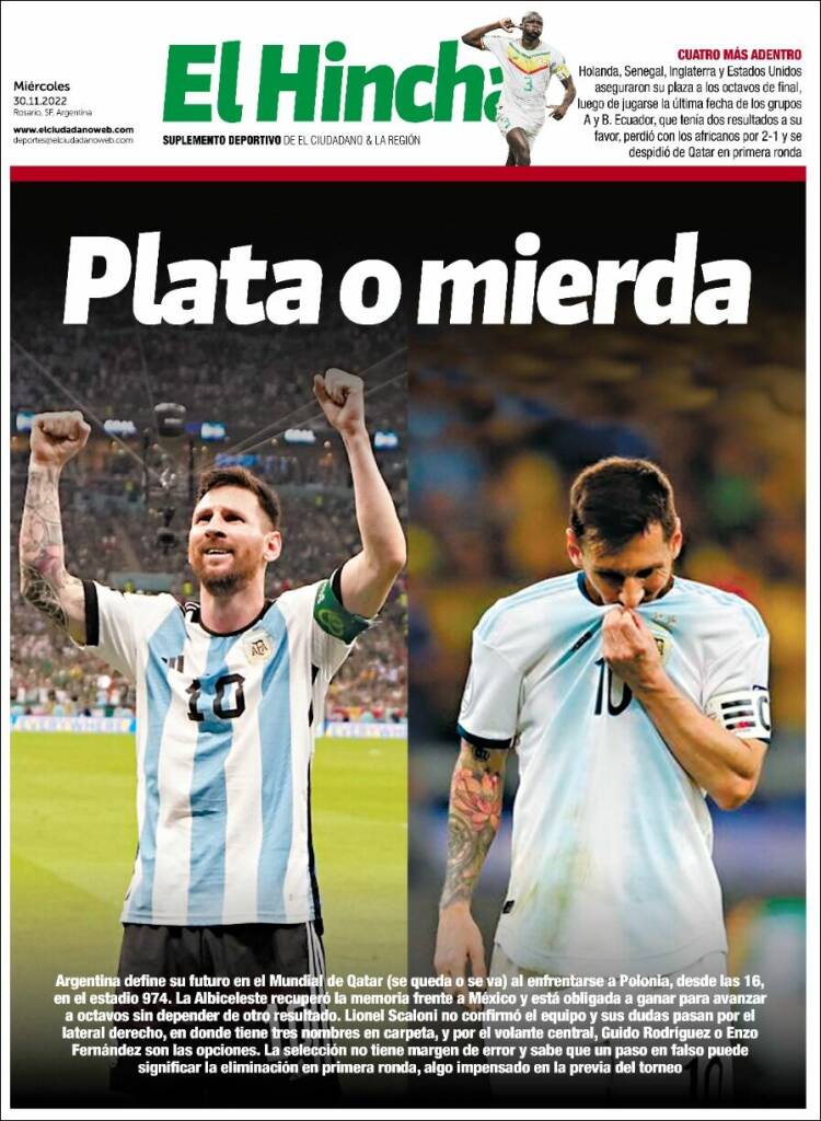 Portada de El Hincha (Argentina)