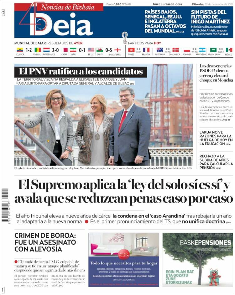 Portada de Deia (España)