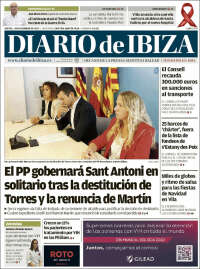 Portada de Diario de Ibiza (España)