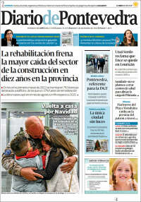 Portada de Diario de Pontevedra (España)