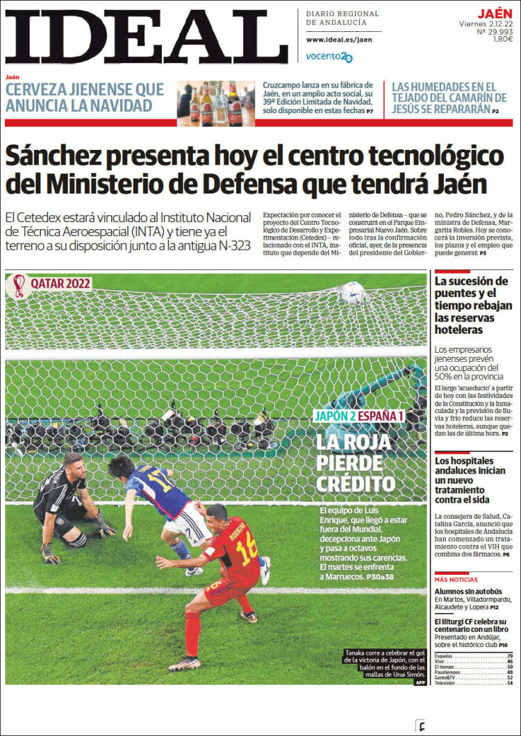 Portada de El Ideal de Jaén (España)