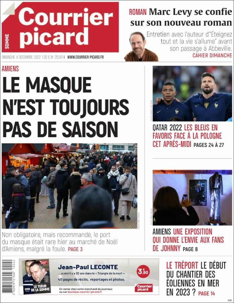 Portada de Courrier Picard (France)