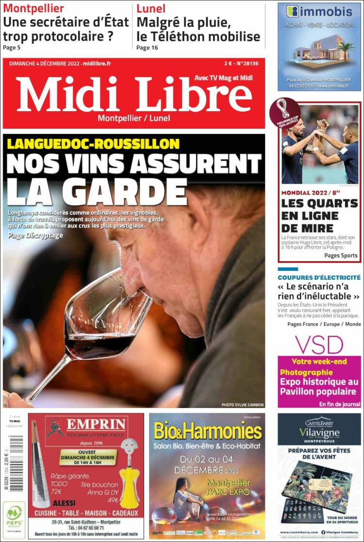 Portada de Midi Libre (France)
