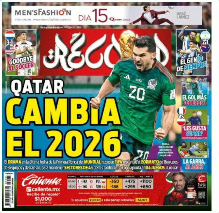 Portada de Record (Mexico)
