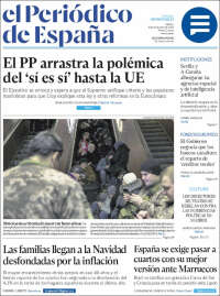 Portada de El Periódico de España (Spain)