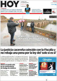 Portada de Hoy - Badajoz (España)