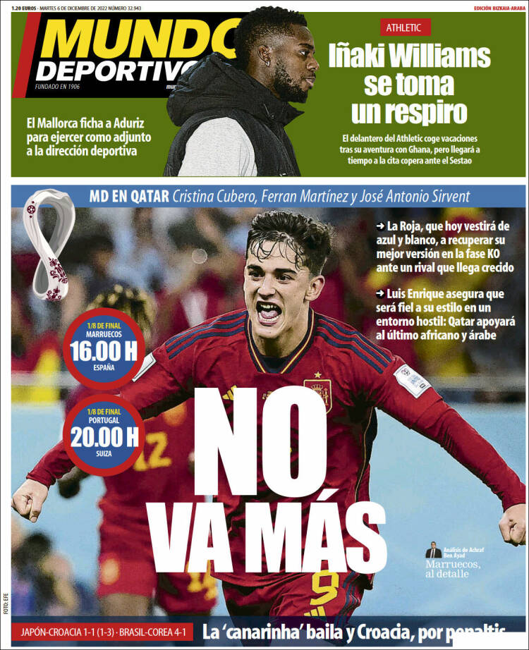 Portada de Mundo Deportivo Bizkaia (Spain)